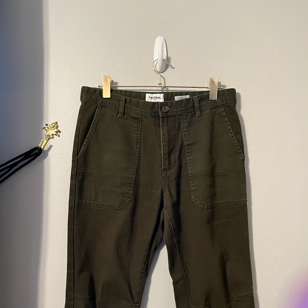 Olive Green Cargo Pants